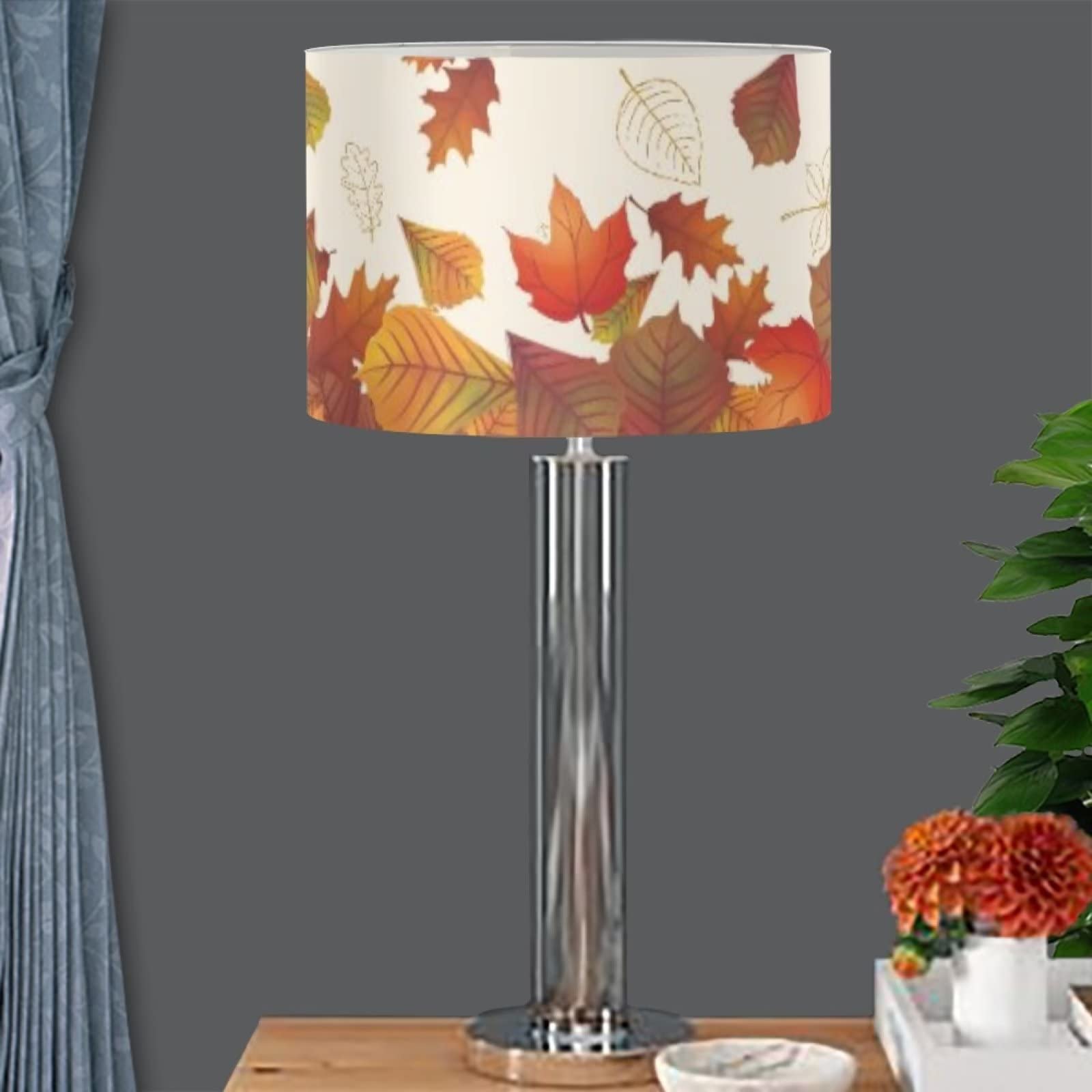フロアスタンド BIG lamp shade Antique Flower leaf Bronze 